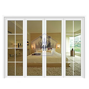 Pintu Geser Kaca Kamar Tidur Bening