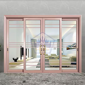 Pintu Geser Kaca Kamar Tidur Bening