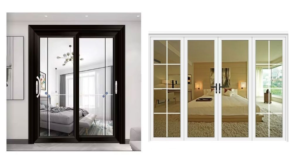 Pintu Kamar Tidur Aluminium Kaca