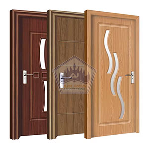 Pintu Kamar Tidur Aluminium Motif Kayu