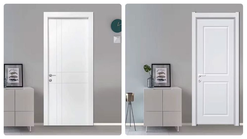 Pintu Kamar Tidur Aluminium Putih