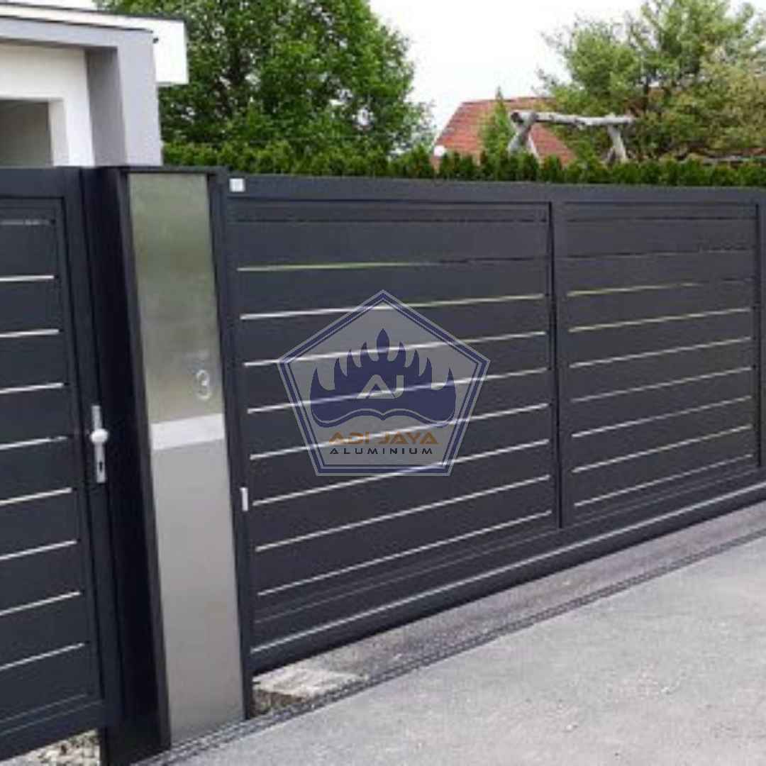 Pagar Aluminium Minimalis Jakarta model terbaru tahan karat & awet