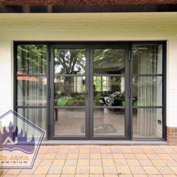 Jasa pintu finished good sliding kaca minimalis awet