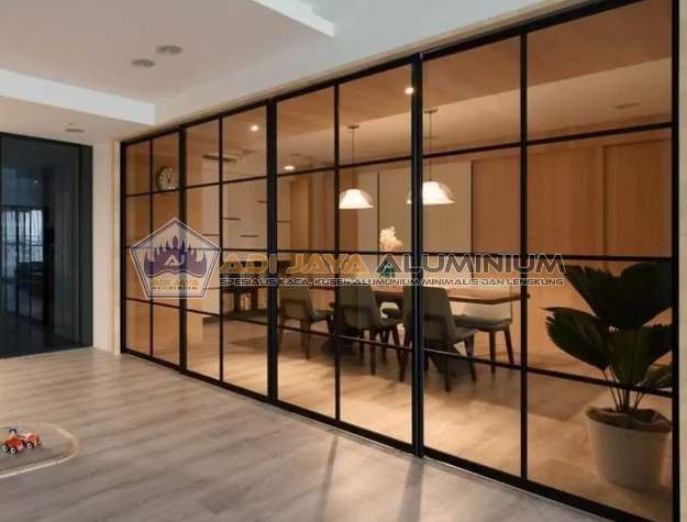 Partisi aluminium custom Tangerang apartemen Pasang Cepat