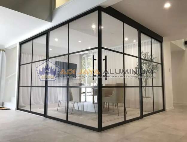 Partisi aluminium custom Tangerang apartemen Pasang Cepat